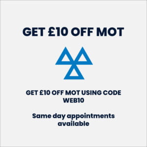 mot offer £10 off